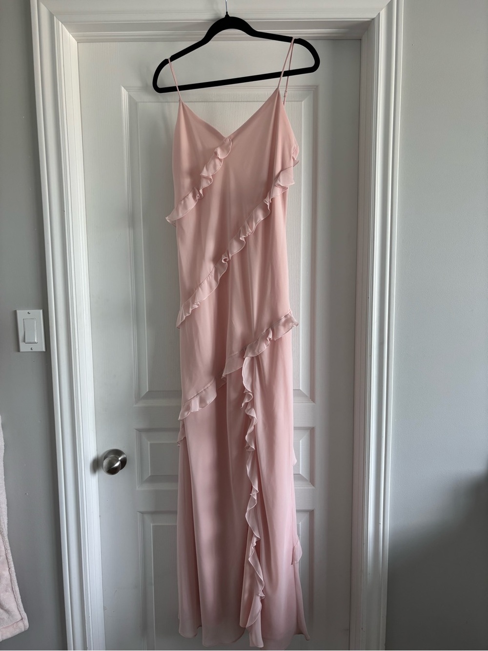 Birdie Grey Blush Pink Formal Dress